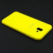 Силіконовий чохол для Samsung J6 Plus 2018 (J610) Жовтий FULL Силіконовий чохол для Samsung J6 Plus 2018 (J610) Жовтий FULL