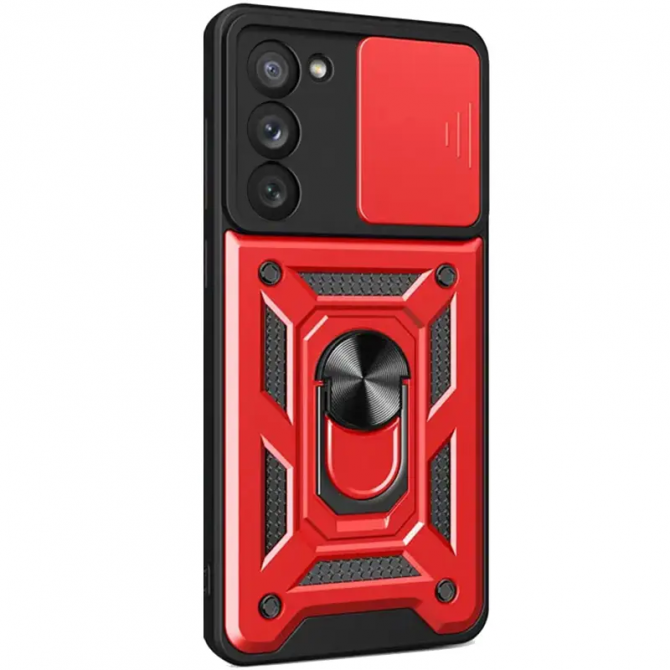 Чехол HONOR Hard Defence Series Xiaomi Redmi 15 Red (with Camshield and magnet)