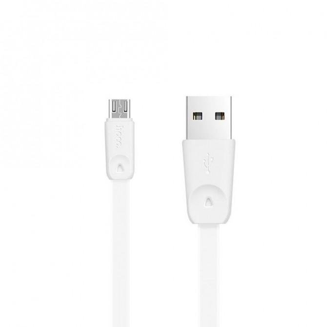 Кабель Hoco X9 High Speed MicroUSB Бiлий 1m