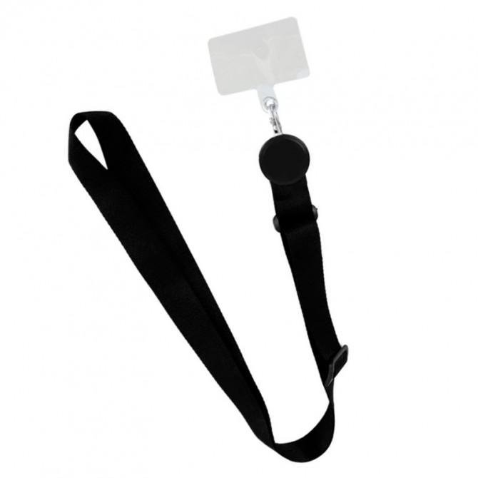 Шнурок для телефону (широкий) 150см (Black)-1