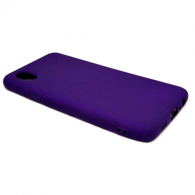 Чехол Soft Case Samsung A015 Galaxy A01 2020 Фіолетовий FULL-3
