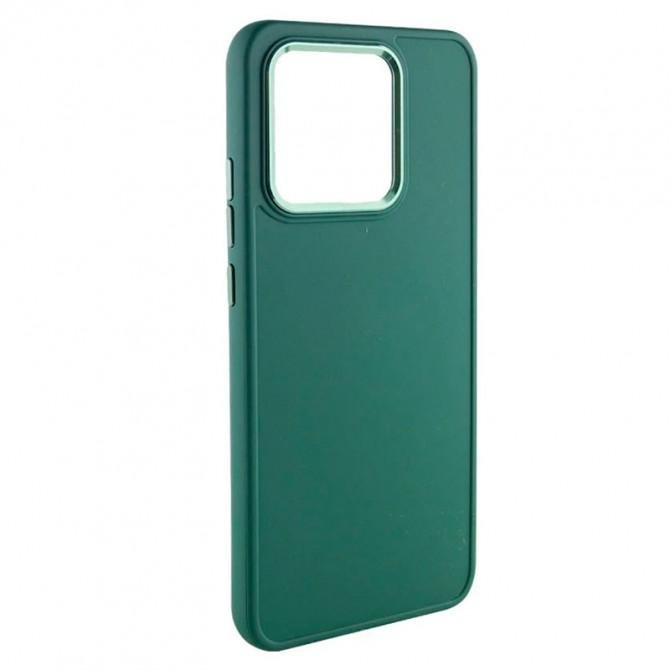 TPU чехол Bonbon Metal Style для Xiaomi Redmi Note 13 4G Хвойно Зеленый