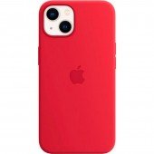 Силиконовый чехол для iPhone 13 mini Красный FULL Силиконовый чехол для iPhone 13 mini Красный FULL