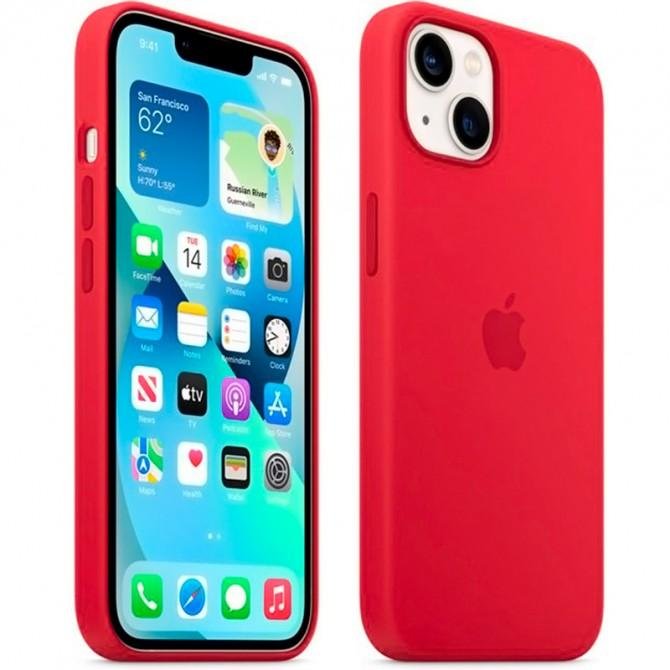 Силіконовий чохол для iPhone 13 mini Червоний FULL-1