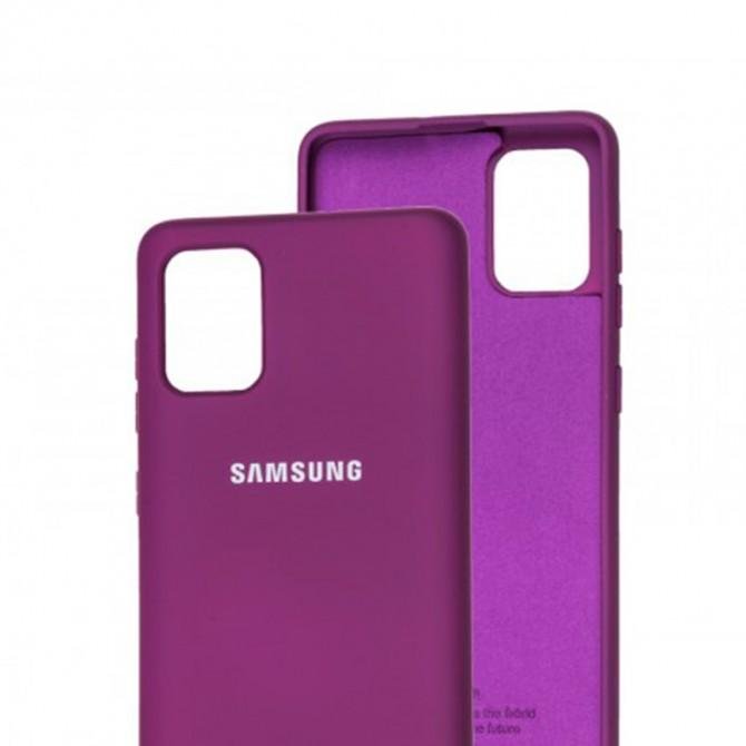 Чохол Soft Case Samsung A715 Galaxy A71 Виноградний FULL-2