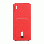 Чехол TPU Colorfull Pocket Card для Xiaomi Redmi 9A Красный