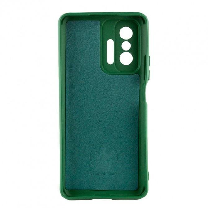 Чехол Original Soft Case Xiaomi 11T/11T Pro Темно Зеленый FULL-1