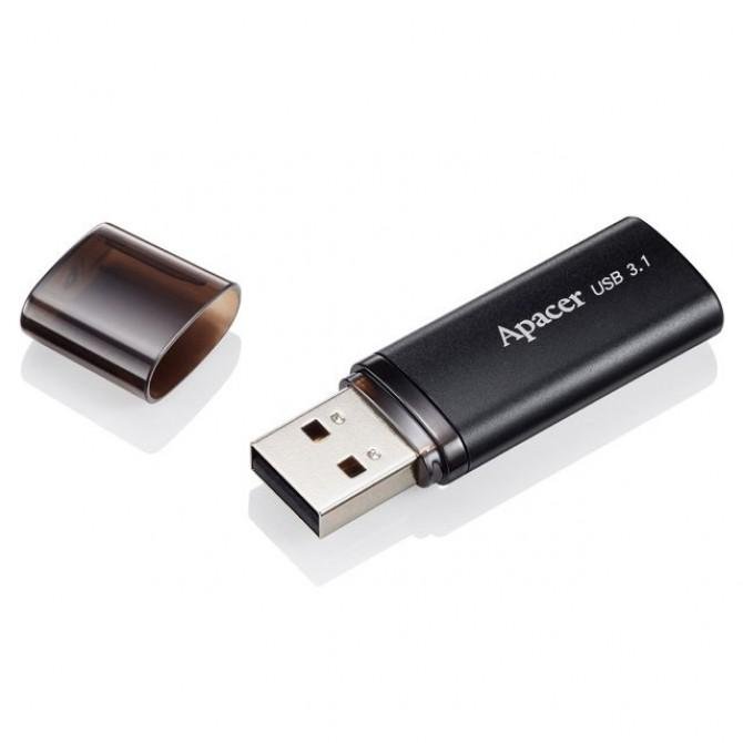 Флеш память Apacer USB 128Gb AH25B Black USB 3.1-1