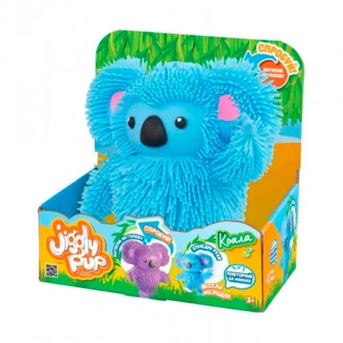 Интерактивная игрушка Jiggly Pup Зажигательная Коала Голубая-1