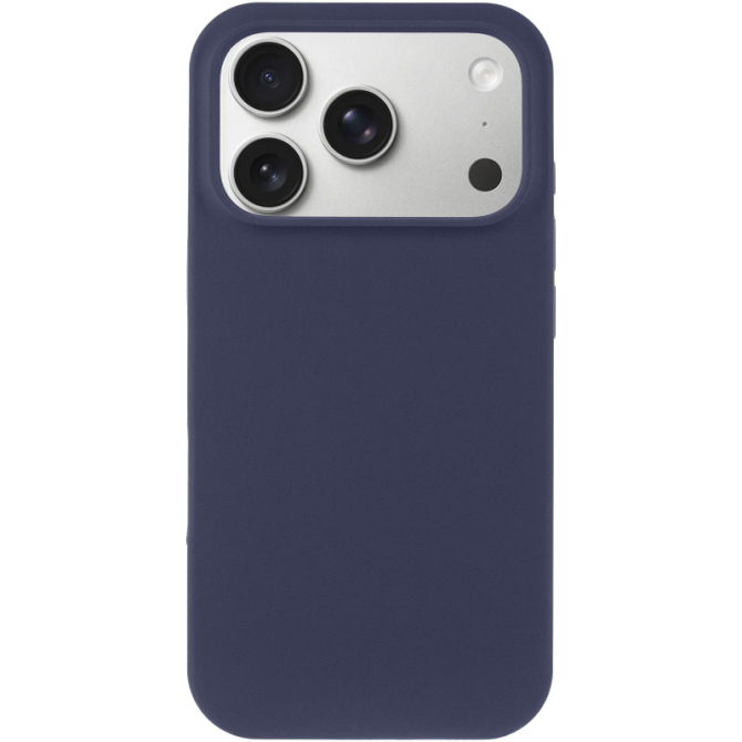 Cиликоновый чехол для iPhone 17 Pro/18 Pro Midnight blue FULL (NO LOGO)