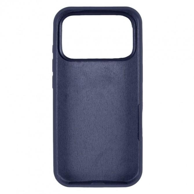 Cиликоновый чехол для iPhone 17 Pro/18 Pro Midnight blue FULL (NO LOGO)-2