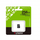 Флэш память Kingston microSDXC 256Gb Canvas Select Plus Gen3 class10 A1(R-150Mb/s) (no adapter)