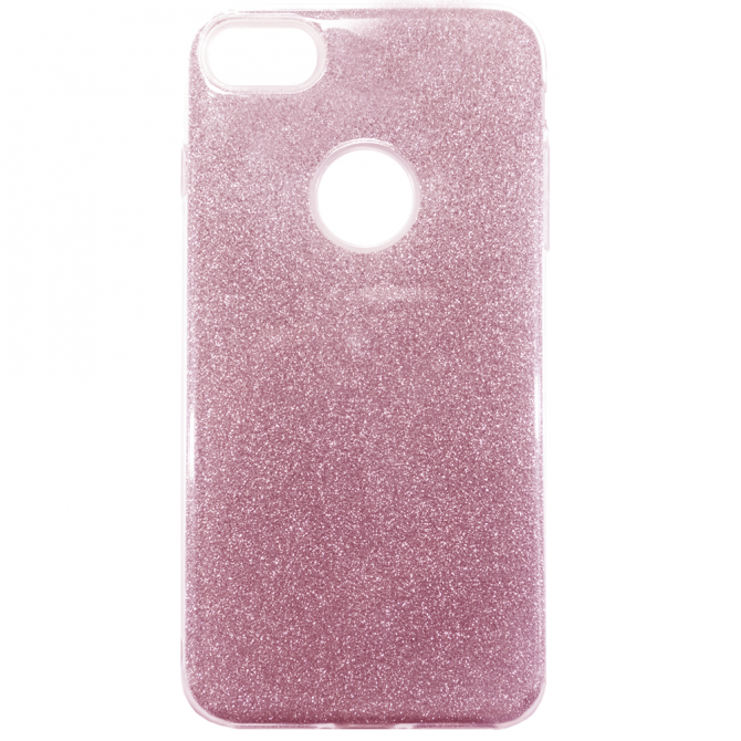 Чохол Remax Glitter Silicone Case для iPhone 7 Рожевий-1