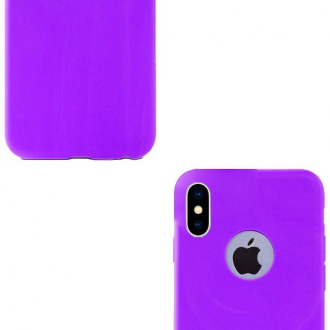 Чехол Remax Jelly Series для iPhone X Violet-2