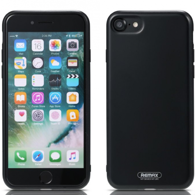 Чехол Remax Jet Black Series для iPhone 7 Plus Чёрный