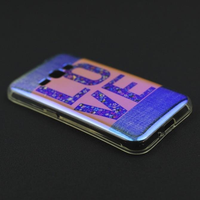 Чохол Remax Light Series для Samsung J120 (J1-2016) Jeans Love-2