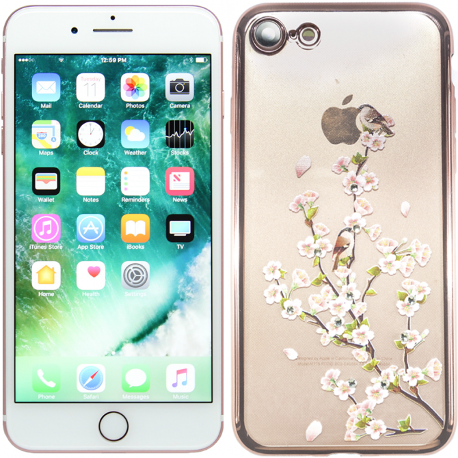 Чохол Remax Osaka Series для iPhone 7 Sakura Blossom (Рожевий)