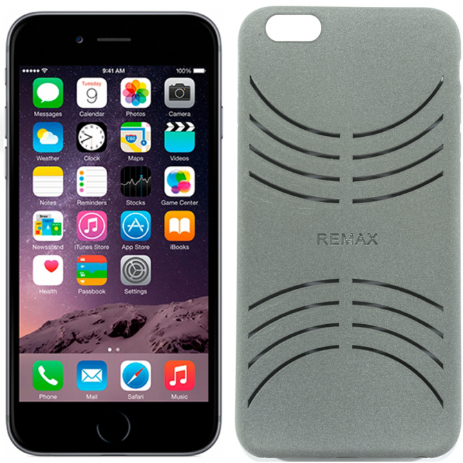 Чохол Remax Velour Series для iPhone 6 Сірий