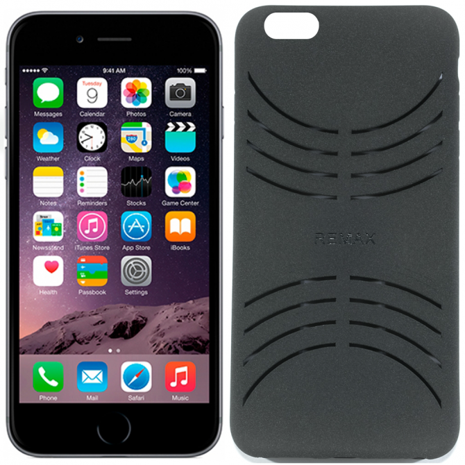 Чехол Remax Velour Series для iPhone 6 Plus Чёрный