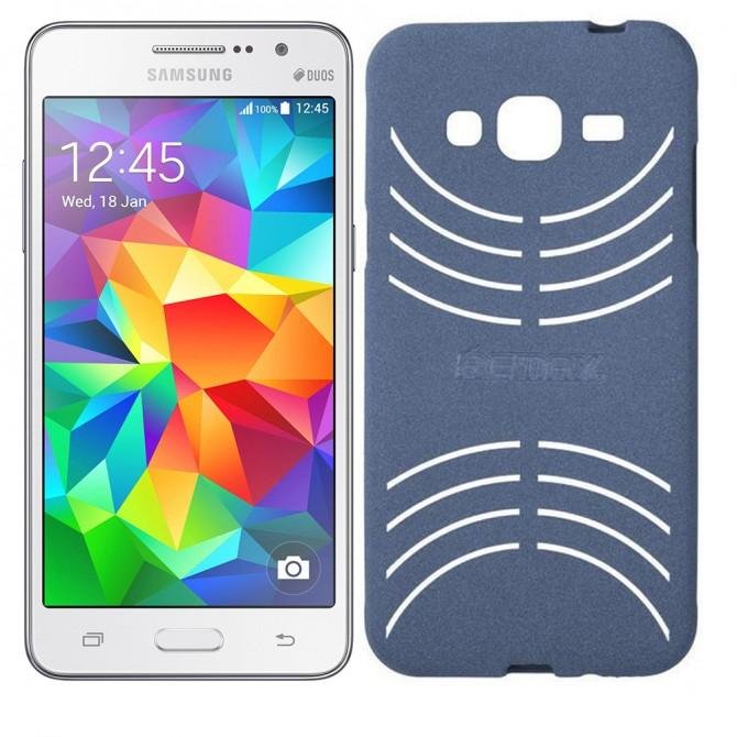 Чехол Remax Velour Series для Samsung G530 Blue