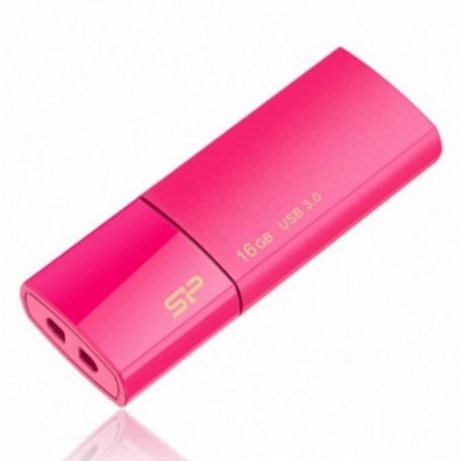 Флеш пам'ять Silicon POWER 16Gb BLAZE B05 Персиковий USB3.0-1
