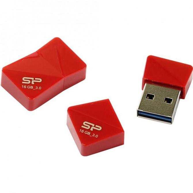 Флеш пам'ять Silicon POWER 16Gb J08 JEWEL Червоний USB3.0-2