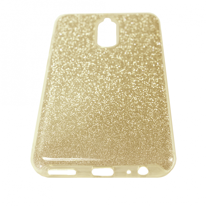 Чехол Silicone 3in1 Блёстки для Huawei Mate 10 Lite Gold-4