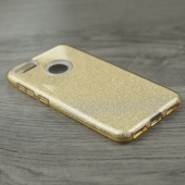 Чехол Silicone 3in1 Блёстки для Huawei NOVA LITE 2017 Gold