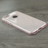 Чехол Silicone 3in1 Блёстки для Huawei NOVA LITE 2017 Pink