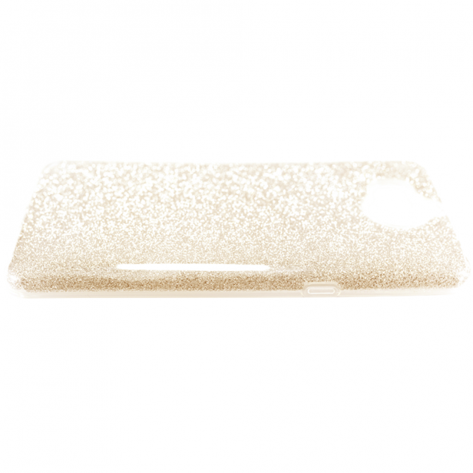 Чехол Silicone 3in1 Блёстки для Huawei Y5 2017 Gold-2