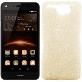 Чехол Silicone 3in1 Блёстки для Huawei Y5 II Gold