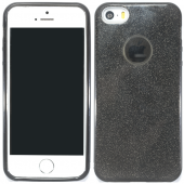 Чохол Silicone 3in1 Блискітки для iPhone 5 Чорний Чохол Silicone 3in1 Блискітки для iPhone 5 Чорний