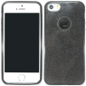 Чохол Silicone 3in1 Блискітки для iPhone 5 Чорний