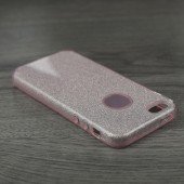 Чехол Silicone 3in1 Блёстки для iPhone 5 Pink Чехол Silicone 3in1 Блёстки для iPhone 5 Pink