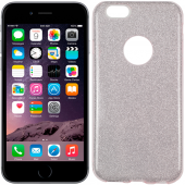 Чехол Silicone 3in1 Блёстки для iPhone 6 Pink