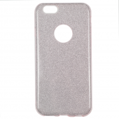 Чохол Silicone 3in1 Блискітки для iPhone 6+ Рожевий Чохол Silicone 3in1 Блискітки для iPhone 6+ Рожевий