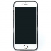 Чохол Silicone 3in1 Блискітки для iPhone 7 Чорний