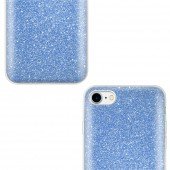 Чехол Silicone 3in1 Блёстки для iPhone 7 Blue Чехол Silicone 3in1 Блёстки для iPhone 7 Blue