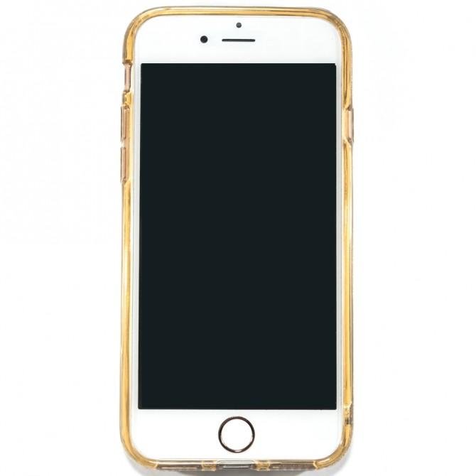 Чехол Silicone 3in1 Блёстки для iPhone 7 Gold-2