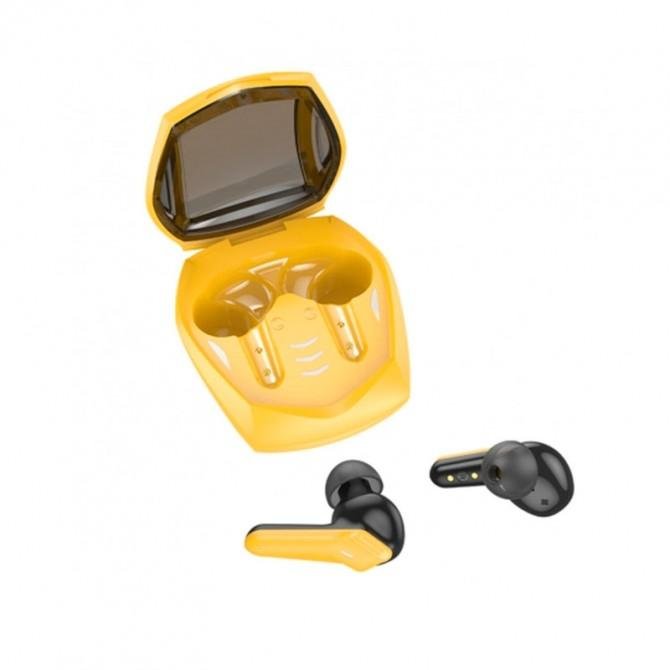 Наушники Hoco EW28 Magic TWS Gaming Yellow-1