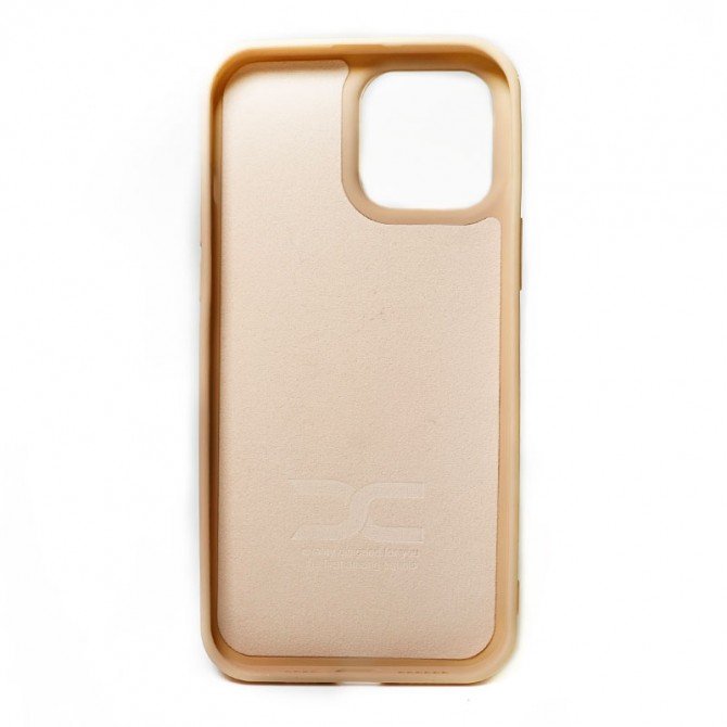 Оригінальний силіконовий чохол для iPhone 13 Світло Коричневий FULL (без лого)-1