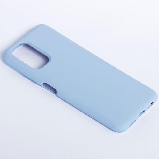 Чехол Original Soft Case Xiaomi Redmi Note 10 Светло Голубой FULL-3