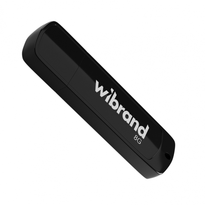 Флеш накопичувач Wibrand USB 2.0 8Gb Grizzly Чорний