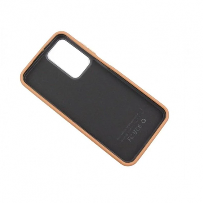 Шкіряний чохол Leather Case Metal Buttons для Samsung Galaxy S24/ S25 Brown-3