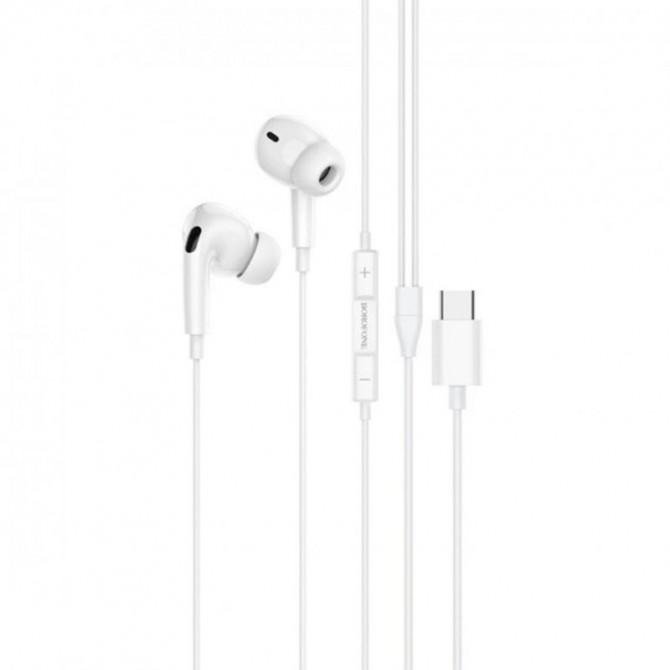 Навушники Borofone BM80 Pro Type-C 1.2m White