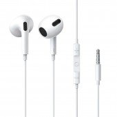 Наушники Baseus H17 White with mic + button call answering + volume control (NGH16-01) Наушники Baseus H17 White with mic + button call answering + volume control (NGH16-01)