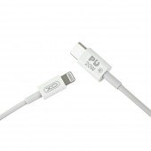 Кабель XO NBQ189B PD Type-C to Lightning 20W 2m White Кабель XO NBQ189B PD Type-C to Lightning 20W 2m White