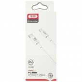 Кабель XO NBQ189B PD Type-C to Lightning 20W 2m White Кабель XO NBQ189B PD Type-C to Lightning 20W 2m White