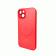 Чохол AG Glass Matt Frame Color MagSafe Logo for Apple iPhone 14 Cola Red