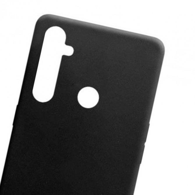 Силиконовый чехол Candy для Realme C3 Черный-1